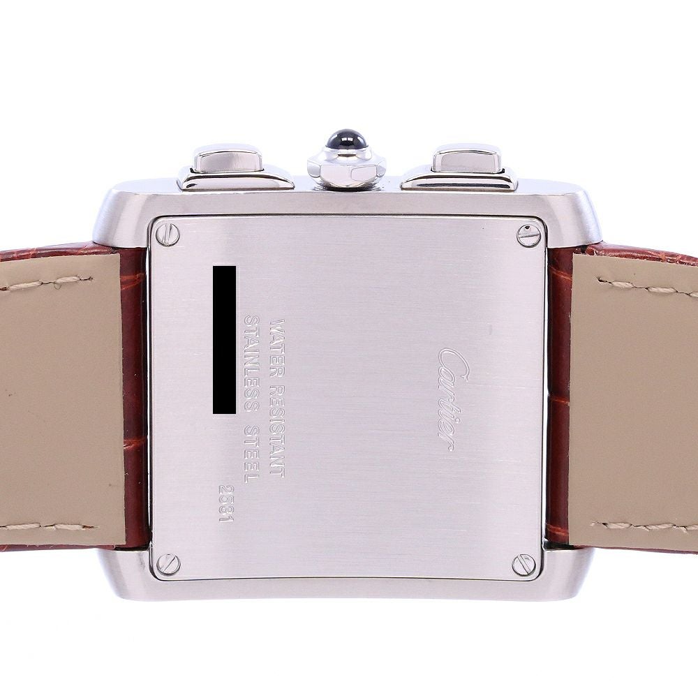 中古】CARTIER TANK FRANCAISE EXTRA-EXTRA-LARGE MODEL CHRONO REFLEX
