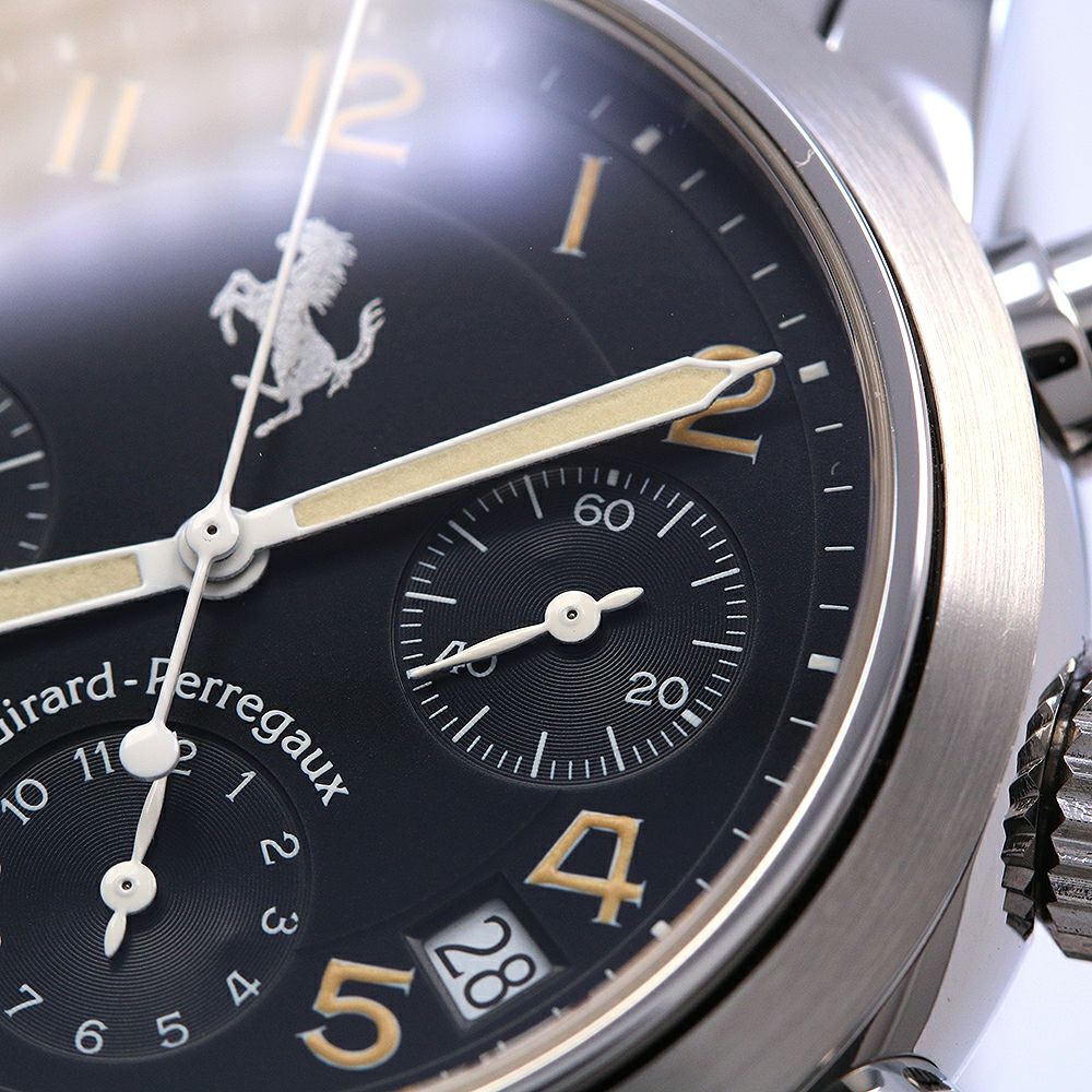 中古】GIRARD-PERREGAUX FERRARI CHRONOGRAPH ジラール・ペルゴ