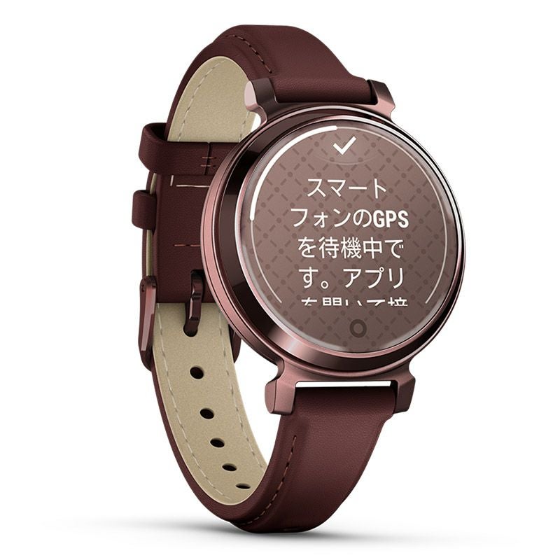 GARMIN Lily 2 Classic Mulberry Leather / Dark Bronze ガーミン