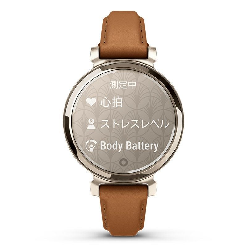 GARMIN Lily 2 Classic Tan Leather / Cream Gold ガーミン リリー2