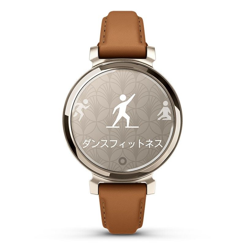 GARMIN Lily 2 Classic Tan Leather / Cream Gold ガーミン リリー2 