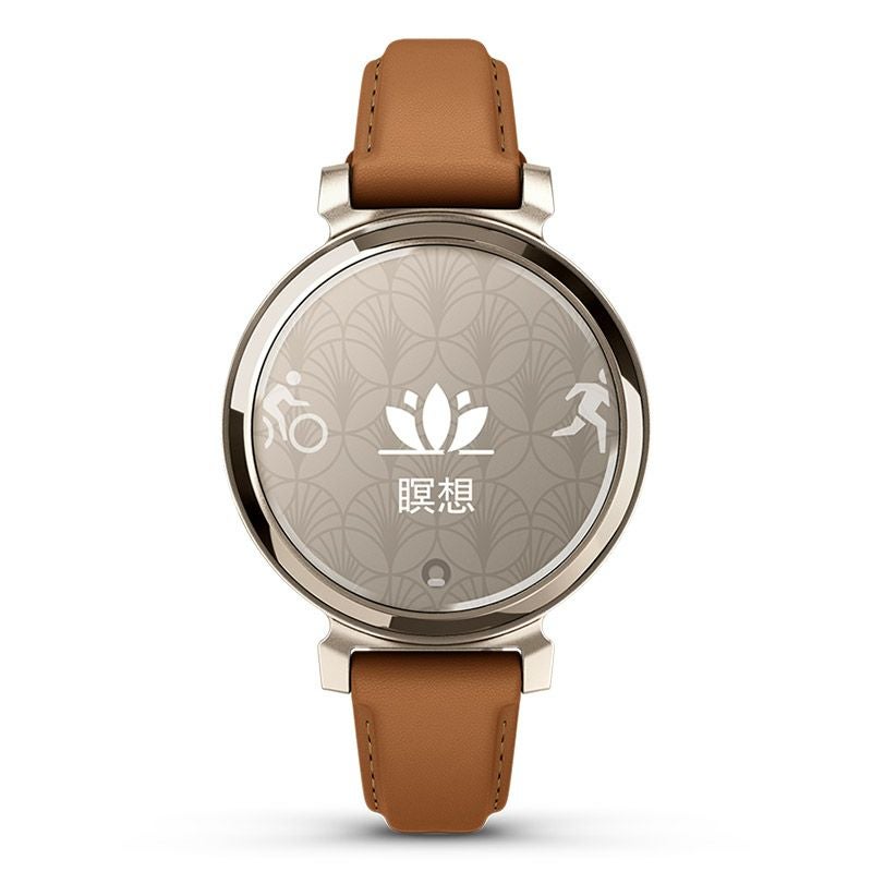 GARMIN Lily 2 Classic Tan Leather / Cream Gold ガーミン リリー2 