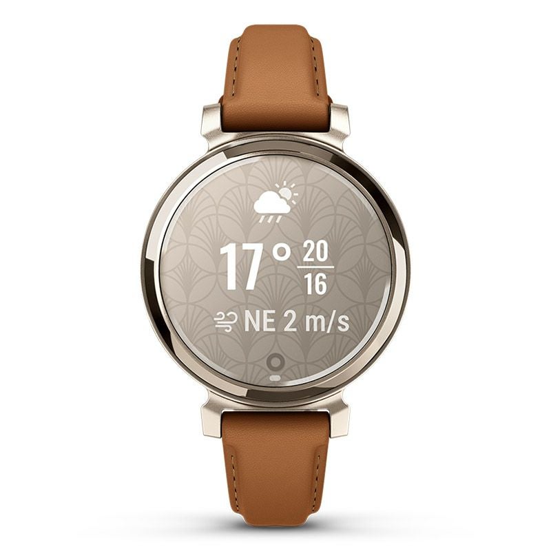 GARMIN Lily 2 Classic Tan Leather / Cream Gold ガーミン リリー2