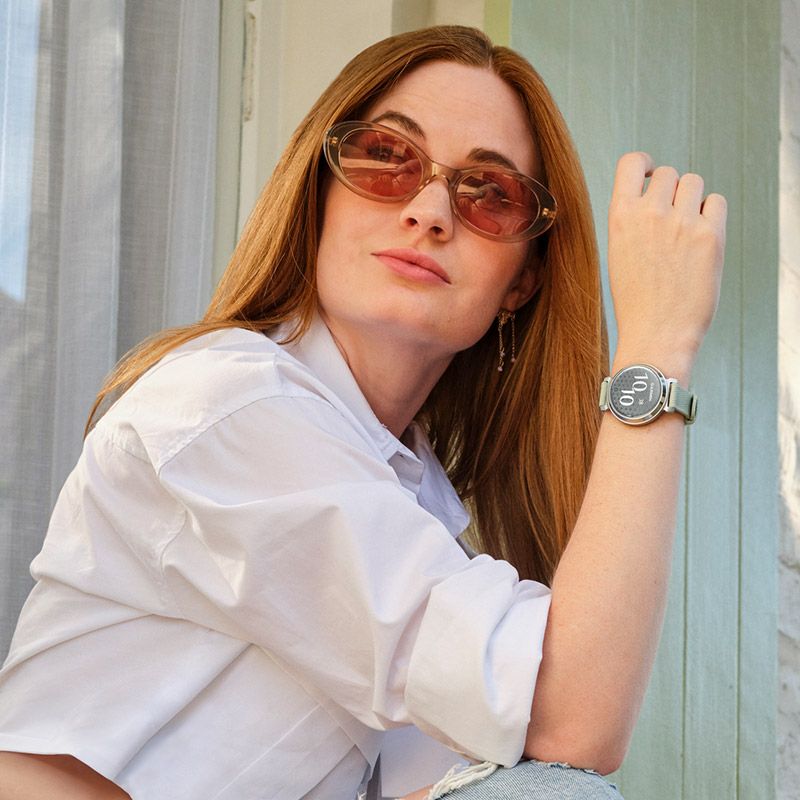 GARMIN Lily 2 Classic Sage Gray Nylon / Silver ガーミン リリー2