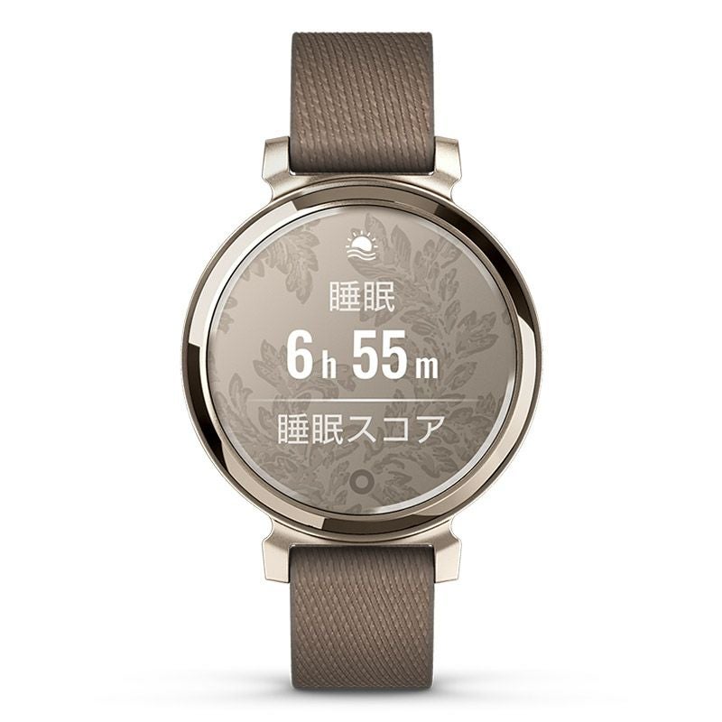 GARMIN Lily 2 Classic Coffee Nylon / Cream Gold ガーミン リリー2