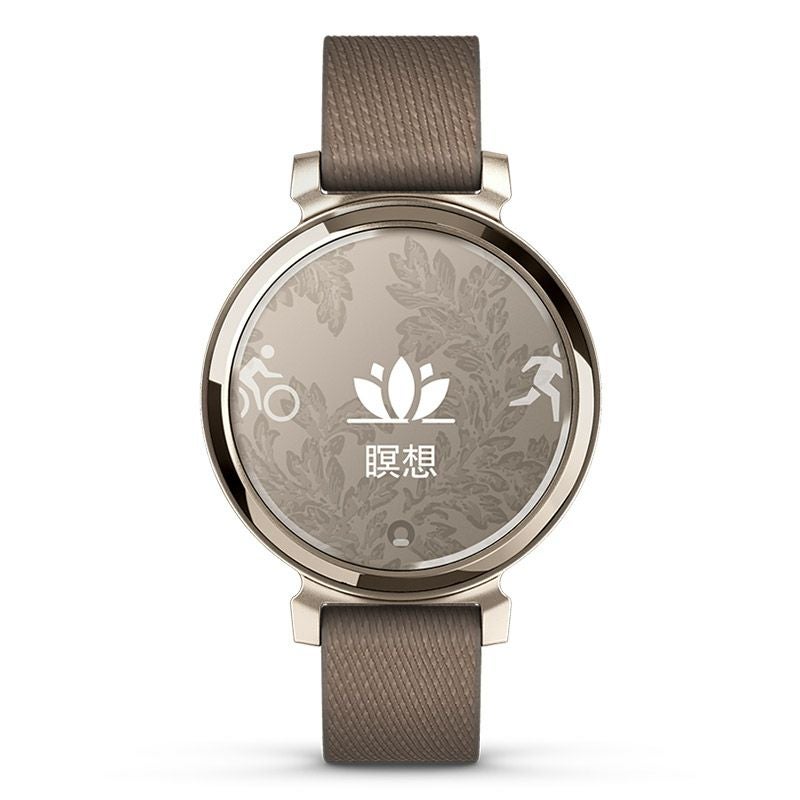 GARMIN Lily 2 Classic Coffee Nylon / Cream Gold ガーミン リリー2