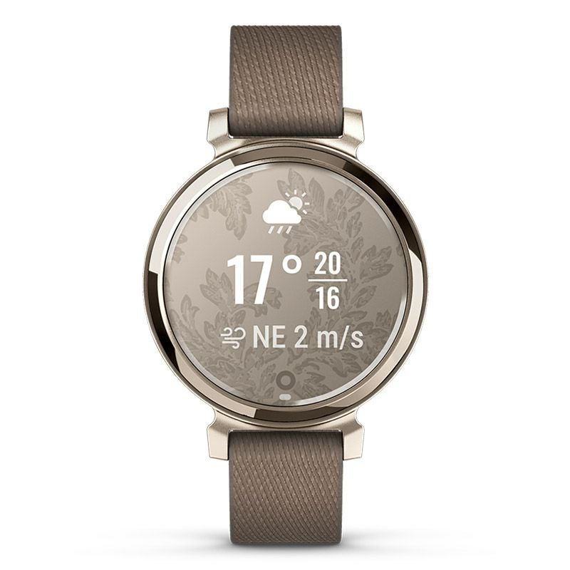 GARMIN Lily 2 Classic Coffee Nylon / Cream Gold ガーミン リリー2 