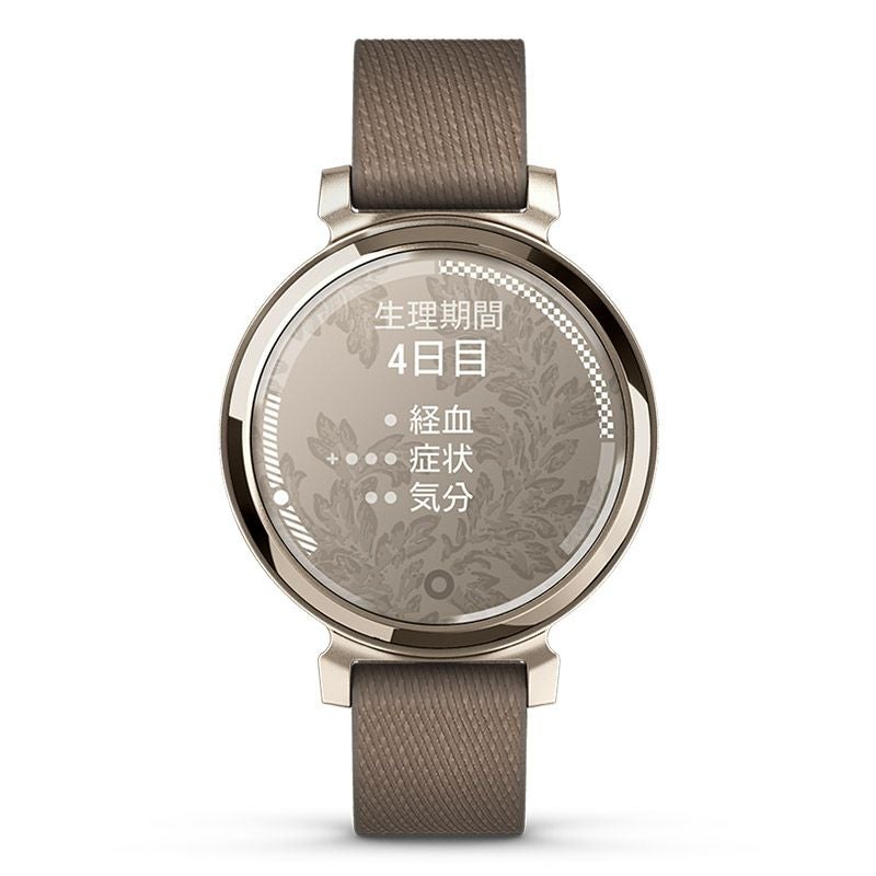 GARMIN Lily 2 Classic Coffee Nylon / Cream Gold ガーミン リリー2 