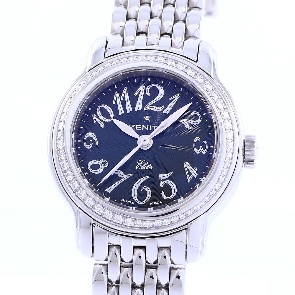 ゼニス ZENITH 16.1220.67 ベイビースター ダイヤベゼル 自動巻き レディース 良品 _939567 ZENITH - ゼニス ZENITH 16.1220.67 ベイビースター ダイヤベゼル 自動