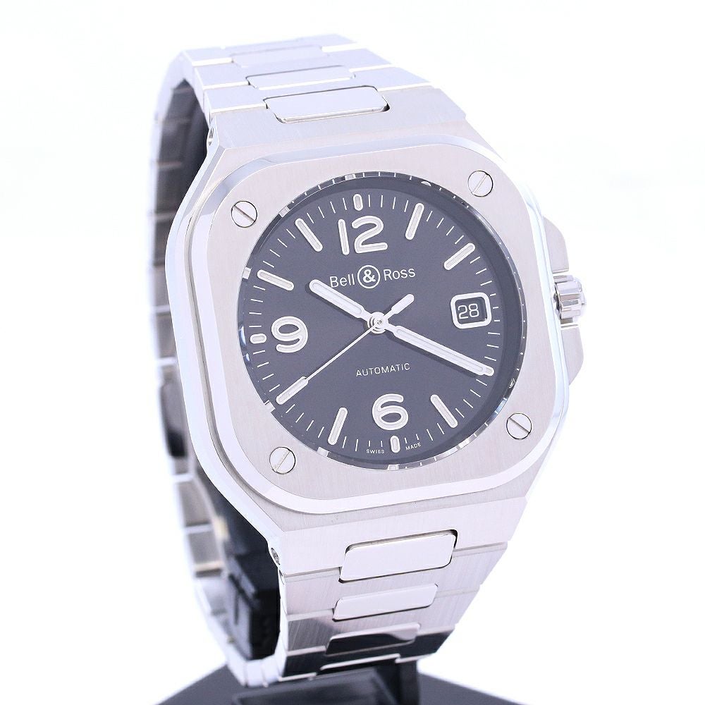 中古】BELL & ROSS BR05 AUTO BLACK STEEL ベル＆ロス BR05 オート