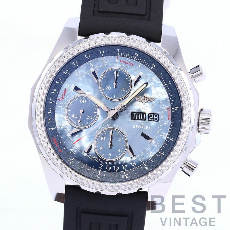 【中古】BREITLING BENTLEY GT MOP JAPAN EDITION ブライトリング ブライトリング・フォー・ベントレー ベントレーGT MOP 日本限定 A133627X/BE63/153S/A20D.2 (A362BMPVRC)