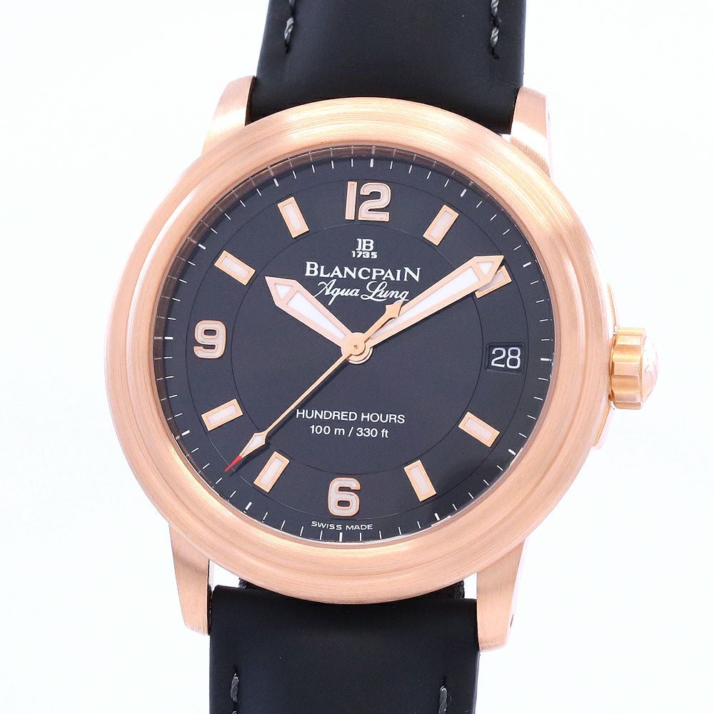 ブランパン　希少　アクアラング　夜光 1000ft　ATメンズ腕時計　稼働品 中古】BLANCPAIN LEMAN AQUA LUNG LIMITED TO 200 ブランパン レマン