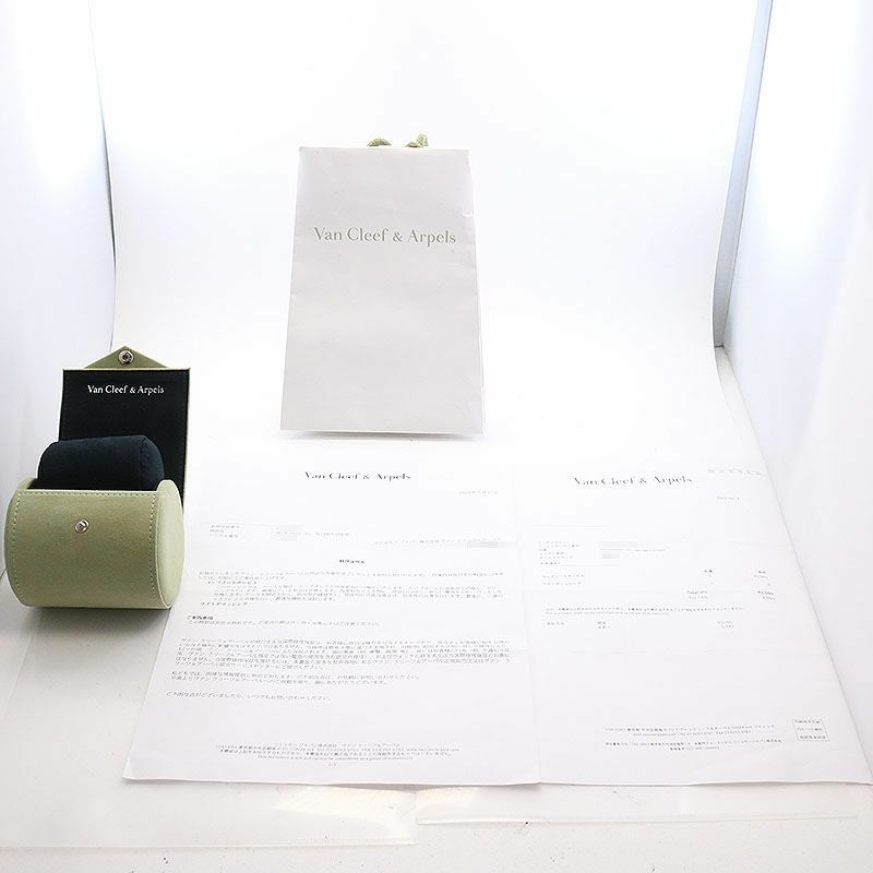 VanCleef &amp; Arpels(VCA/ヴァンクリ) 腕時計 ヴィンテージアルハンブラ 122974 レディース K18YG/サテンベルト/シェル文字盤 ホワイトシェル 楽天市場】【☆最終お値引き品】 ヴァンクリーフ＆アーペル Van Cleef