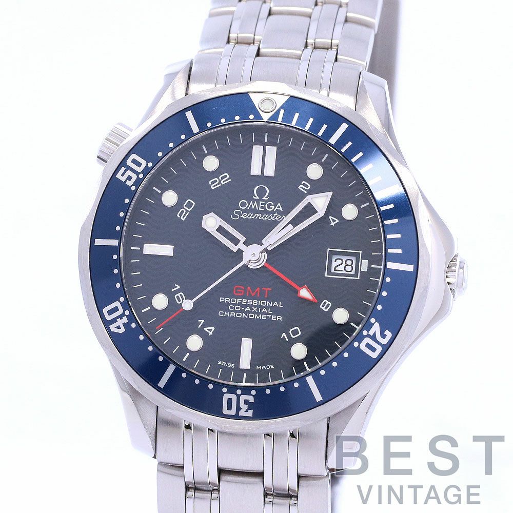 中古】OMEGA SEAMASTER DIVER 300M GMT CO-AXIAL オメガ シーマスター