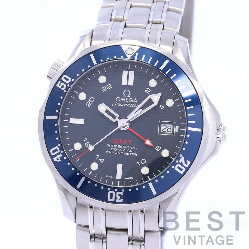 中古】OMEGA SEAMASTER DIVER 300M GMT CO-AXIAL オメガ シーマスター 