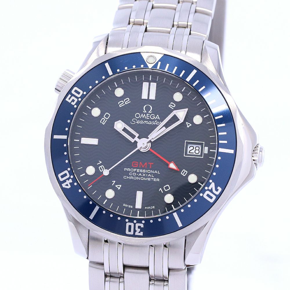 中古】OMEGA SEAMASTER DIVER 300M GMT CO-AXIAL オメガ シーマスター