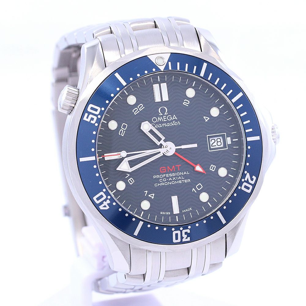 中古】OMEGA SEAMASTER DIVER 300M GMT CO-AXIAL オメガ シーマスター