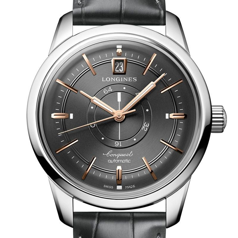ロンジン コンクエスト ヘリテージ セントラル パワーリザーブ L1.648.4.62.2