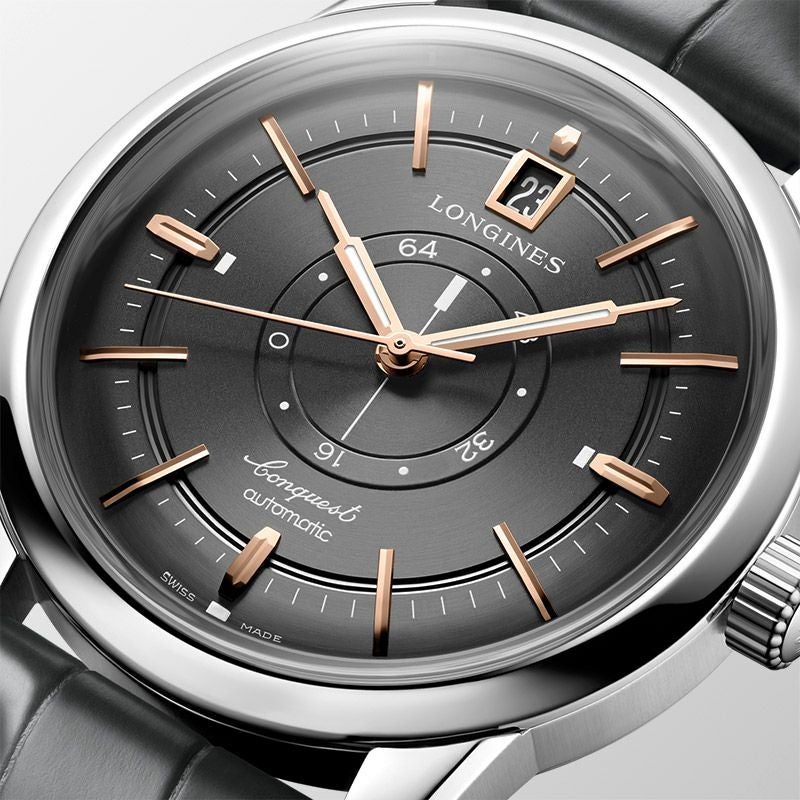 ロンジン コンクエスト ヘリテージ セントラル パワーリザーブ L1.648.4.62.2