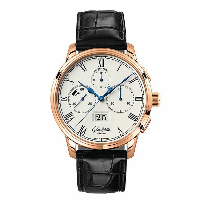GLASHUTTE ORIGINAL Senator Excellence Panorama Date グラスヒュッテ・オリジナル セネタ・クロノグラフ・パノラマデイト 1-37-01-01-05-30