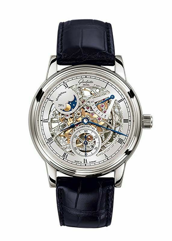 GLASHUTTE ORIGINAL Senator Moon Phase Skeletonized Edition グラスヒュッテ・オリジナル セネタ・ムーンフェイズ・スケルトン 1-49-13-15-04-30