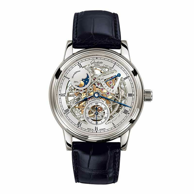 GLASHUTTE ORIGINAL Senator Moon Phase Skeletonized Edition グラスヒュッテ・オリジナル セネタ・ムーンフェイズ・スケルトン 1-49-13-15-04-30
