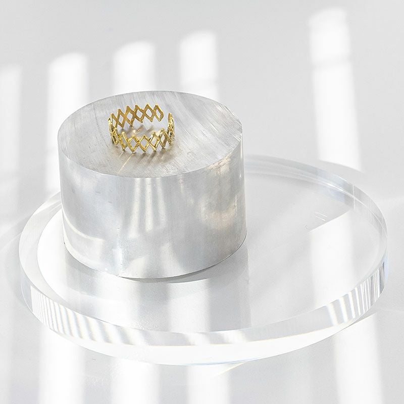 BYOKA G. LATTICE RING-1 GOLD GR1701 ビョーカ リング ゴールド GR1701