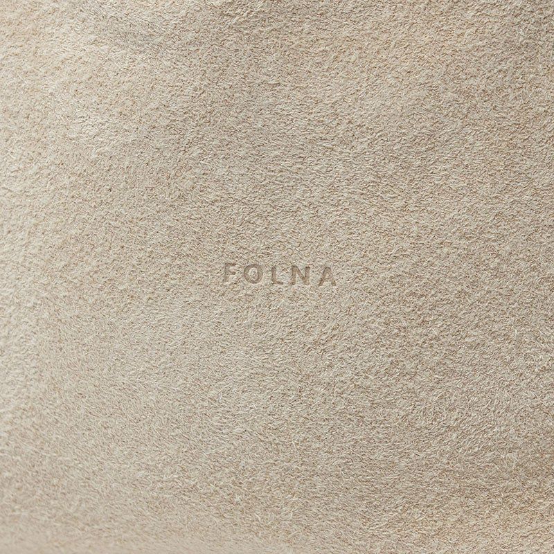 FOLNA Suede Shoulder Bag フォルナ フォルナ スエード ショルダー バック ベージュ 224787-BEIGE
