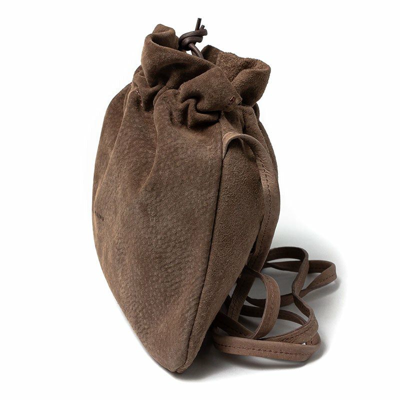 FOLNA Suede Shoulder Bag フォルナ フォルナ スエード ショルダー バック グレージュ 224787-GREIGE