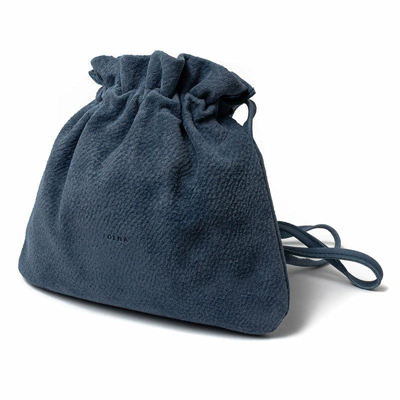 FOLNA Suede Shoulder Bag フォルナ フォルナ スエード ショルダー バック ブルー 224787-BULE