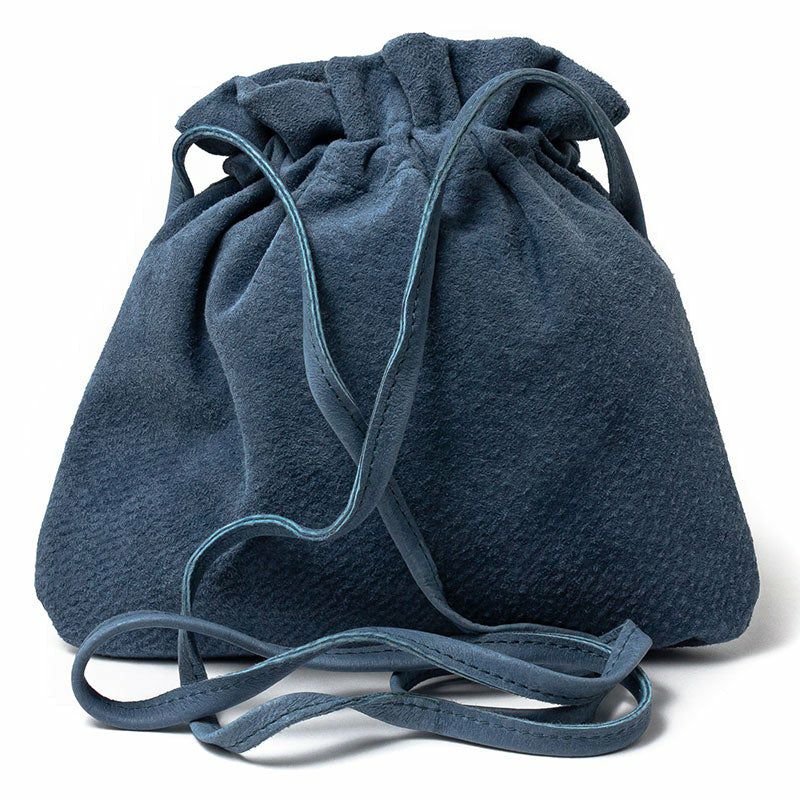 FOLNA Suede Shoulder Bag フォルナ フォルナ スエード ショルダー バック ブルー 224787-BULE