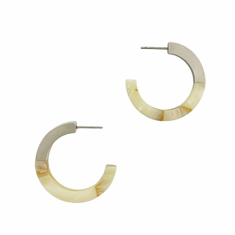 susui cellulose acetate × silver シュスイ ピアス EP02-MBR