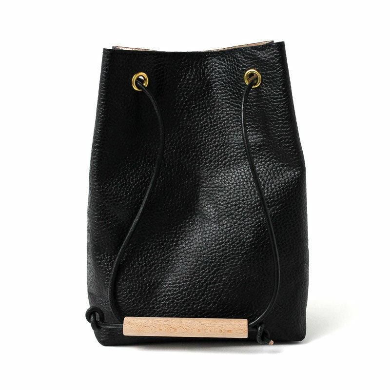 YUICHI TACHIYAMA karuta leather bag black ユウイチタチヤマ