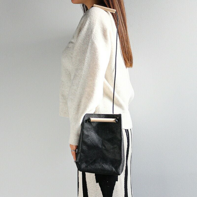 YUICHI TACHIYAMA karuta leather bag black ユウイチタチヤマ アコーディオン カルタ レザー バッグ 鞄　かばん カバン アドリア ブラック YTYkaruta006
