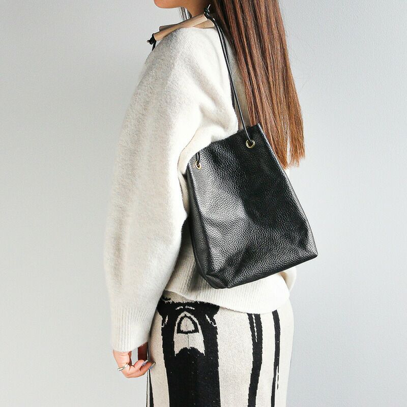 YUICHI TACHIYAMA karuta leather bag black ユウイチタチヤマ アコーディオン カルタ レザー バッグ 鞄　かばん カバン アドリア ブラック YTYkaruta006