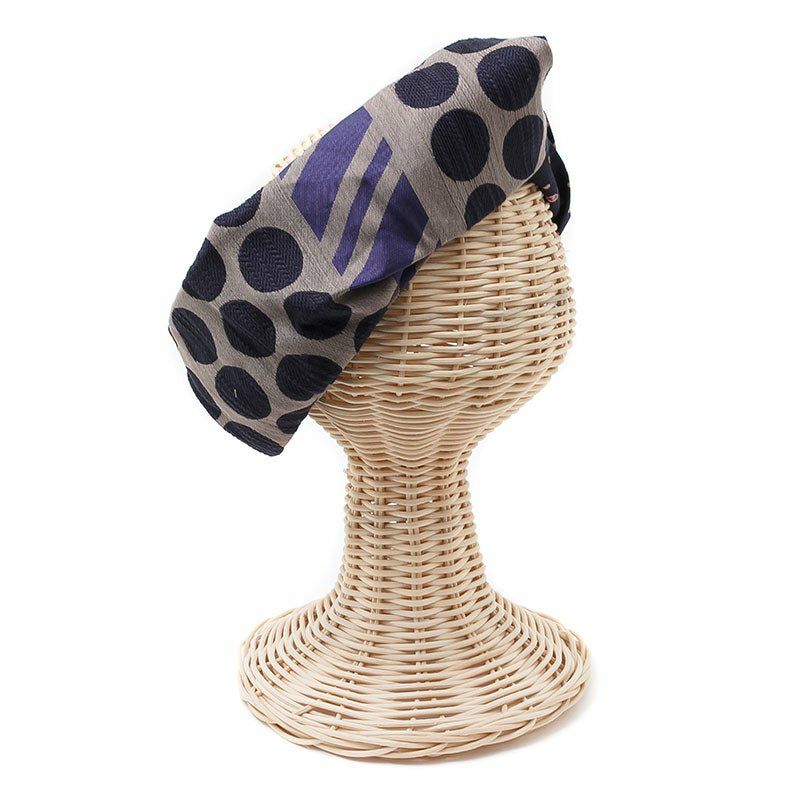 POLS ポルス ヘアバンド ネイビー AHB-DOTS-01