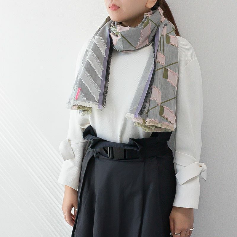 POLS FUSA HASHIGO PNK ポルス ストール SFU-HSG-2104 PNK