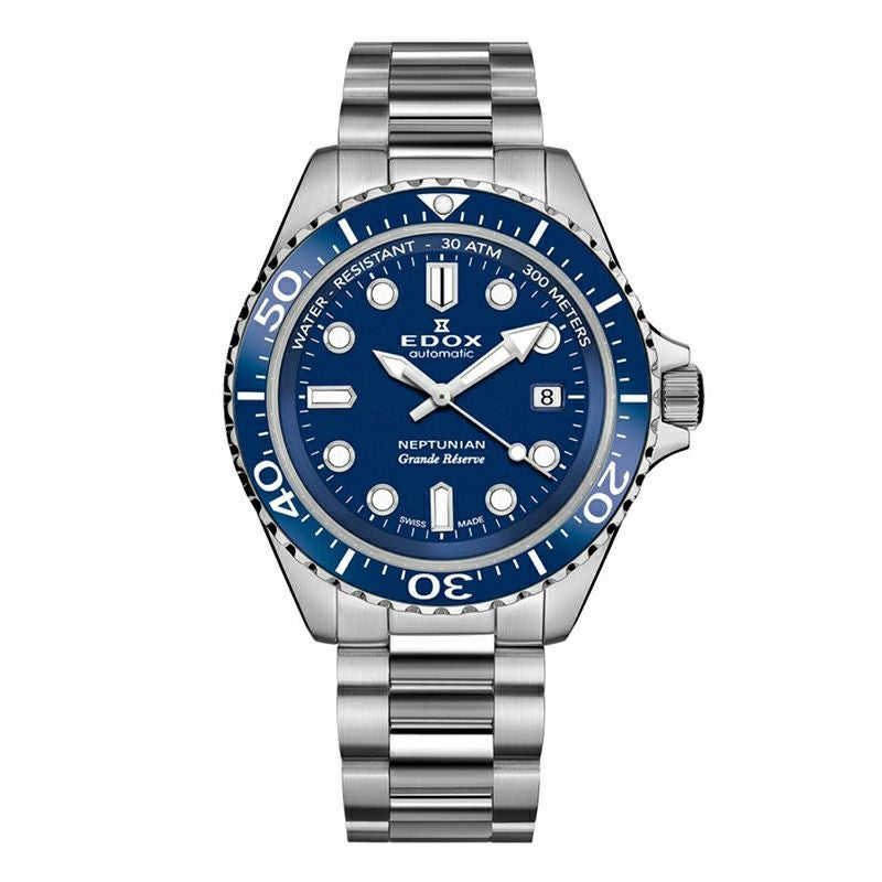 EDOX NEPTUNIAN GRANDE RESERVE DATE AUTOMATIC エドックス