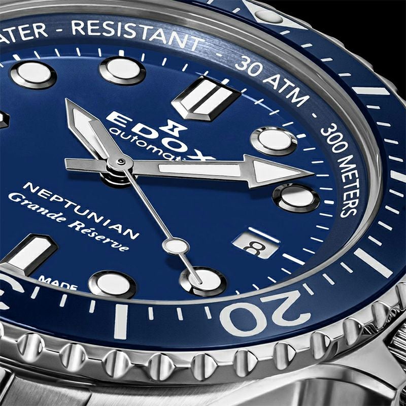 EDOX NEPTUNIAN GRANDE RESERVE DATE AUTOMATIC エドックス