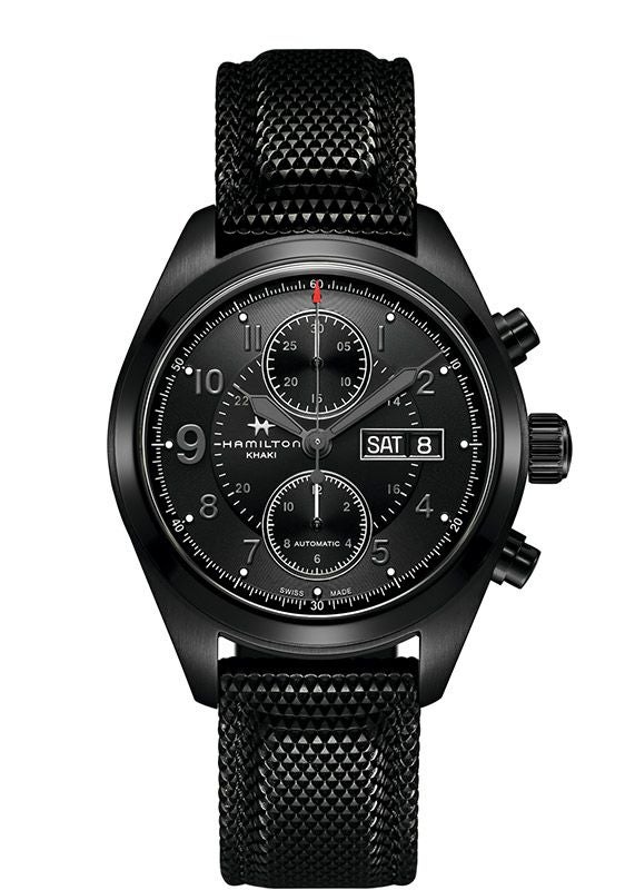 HAMILTON KHAKI FIELDハミルトン カーキ H71616535 Khaki Field Auto Chrono - Dial color:Black - H71616535 | Hamilton