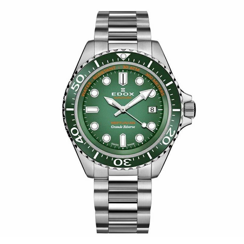 EDOX NEPTUNIAN GRANDE RESERVE DATE AUTOMATIC エドックス 