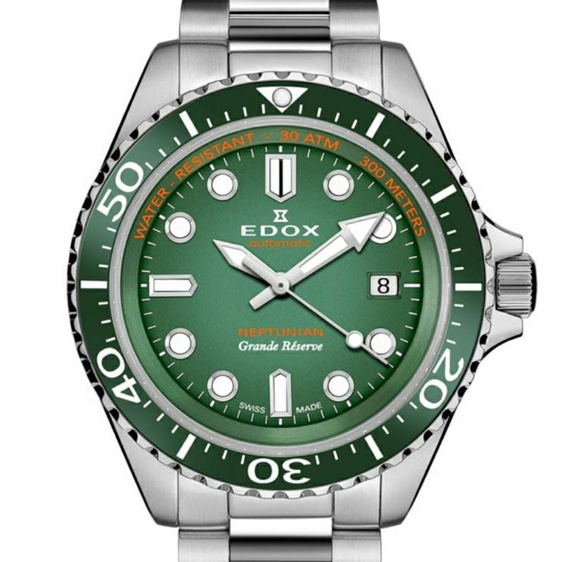 EDOX NEPTUNIAN GRANDE RESERVE DATE AUTOMATIC エドックス