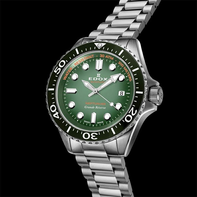EDOX NEPTUNIAN GRANDE RESERVE DATE AUTOMATIC エドックス