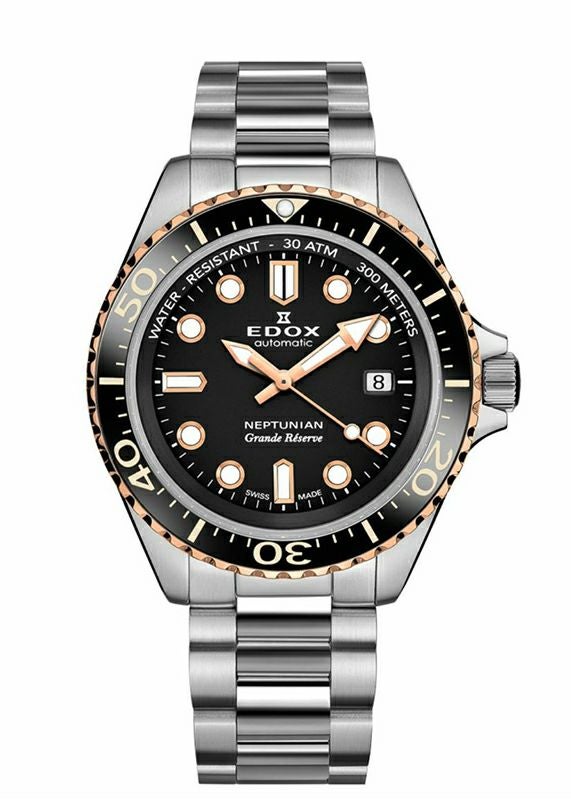 EDOX NEPTUNIAN GRANDE RESERVE DATE AUTOMATIC エドックス