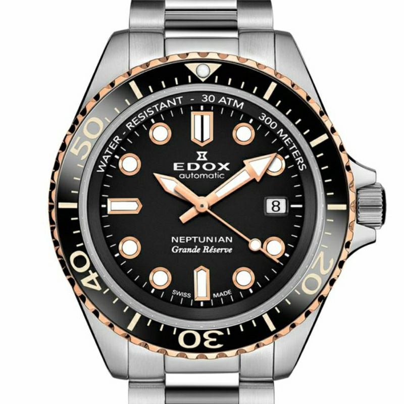 EDOX NEPTUNIAN GRANDE RESERVE DATE AUTOMATIC エドックス