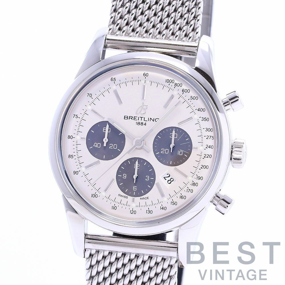 【中古】BREITLING TRANSOCEAN CHRONOGRAPH ブライトリング トランスオーシャン クロノグラフ AB015212/G724/154A (A015G24OCA)