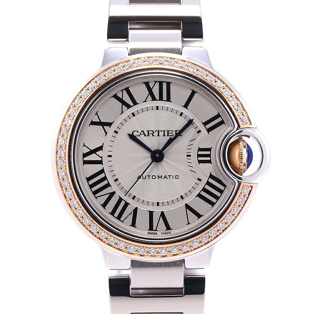 中古】CARTIER BALLON BLEU DE CARTIER WATCH 33MM カルティエ バロン