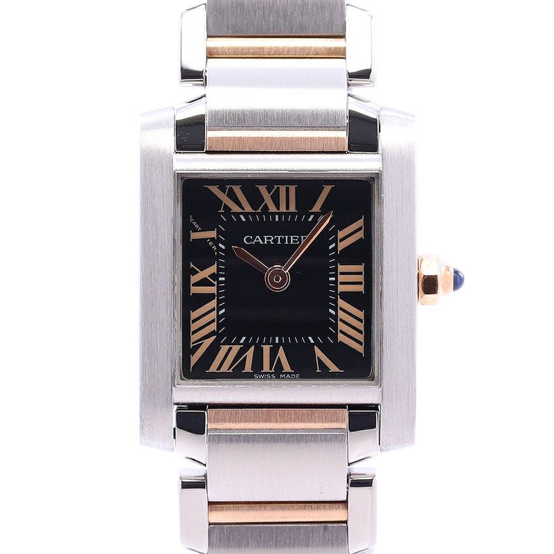 【中古】CARTIER TANK FRANCAISE SMALL MODEL 2009 CHRISTMAS ASIA LIMITED カルティエ タンクフランセーズ SM 2009年クリスマス アジア1200本限定 W5010001