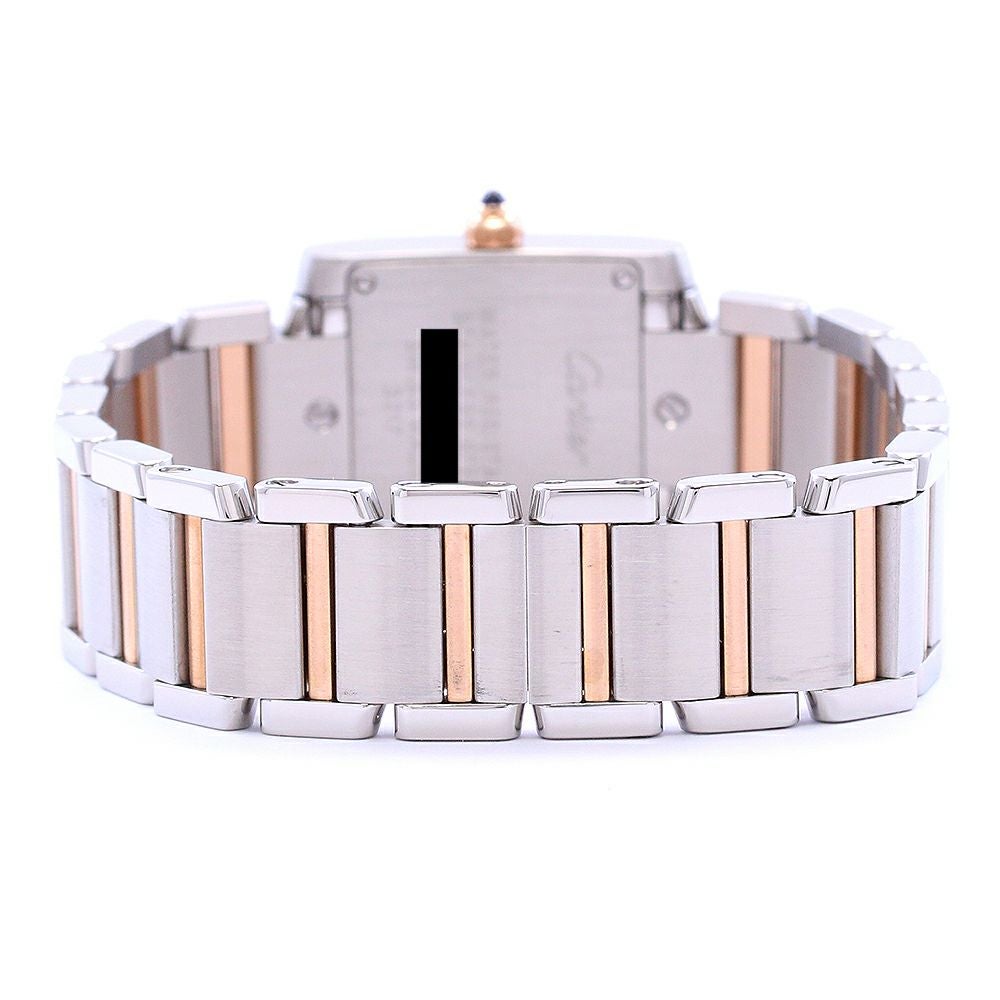 カルティエ タンクフランセーズ SM クリスマス アジア1200本限定 コンビ 中古】CARTIER TANK FRANCAISE SMALL MODEL 2009 CHRISTMAS ASIA