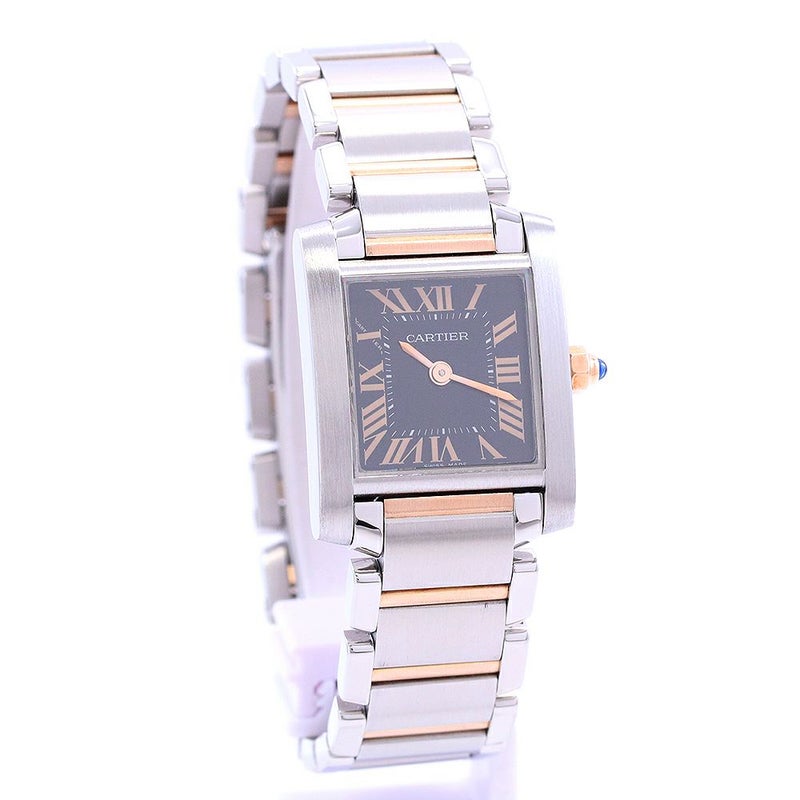 【中古】CARTIER TANK FRANCAISE SMALL MODEL 2009 CHRISTMAS ASIA LIMITED カルティエ タンクフランセーズ SM 2009年クリスマス アジア1200本限定 W5010001
